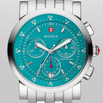 Sport Sail Turquoise Stainless Steel Bracelet