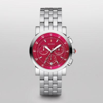 Sport Sail Hot Pink Stainless Steel Bracelet