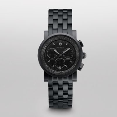 Sport Sail Noir Diamond Stainless Steel Black IP Bracelet