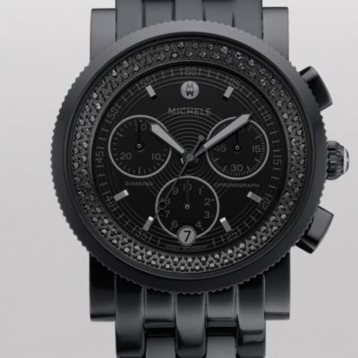 Sport Sail Noir Diamond Stainless Steel Black IP Bracelet