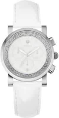 Sport Sail Blanc Diamond Stainless Steel White Patent