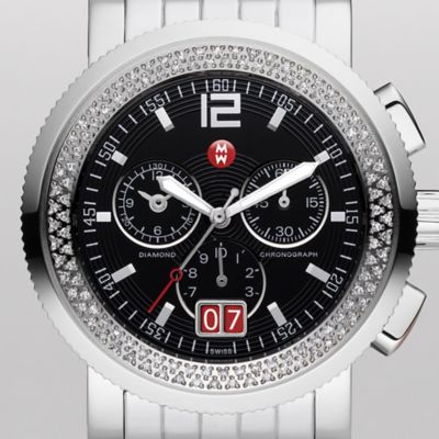 Sport Sail Large Diamond Stainless Steel Bracelet