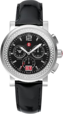Sport Sail Large Diamond Black Patent Leather