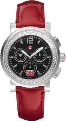 Sport Sail Large Diamond Scarlet Patent Leather