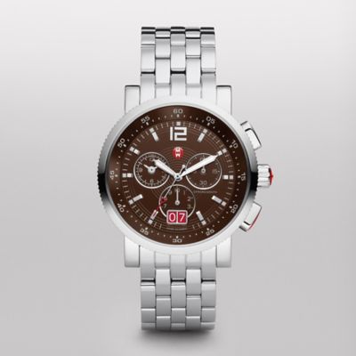 Sport Sail Large Brown Stainless Steel Bracelet