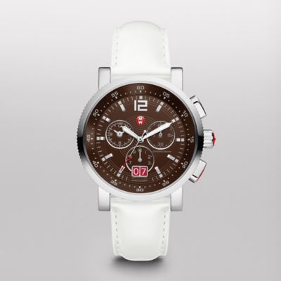 Sport Sail Large Brown Dial Silver Patent