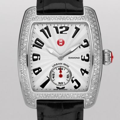 Urban Mini Diamond Black Alligator