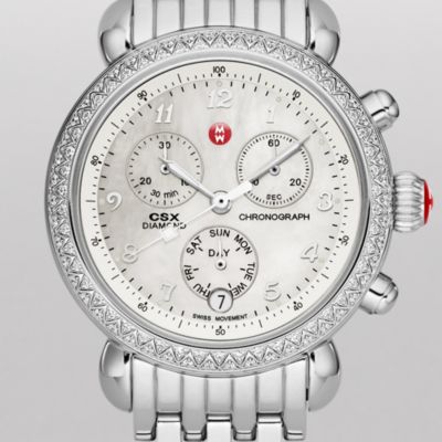 CSX Day Diamond Stainless Steel Bracelet