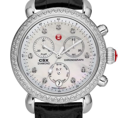 Signature CSX-36 Diamond, Diamond Dial Black Alligator