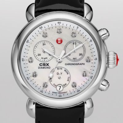 Signature CSX-36 Non-Diamond, Diamond Dial Black Patent