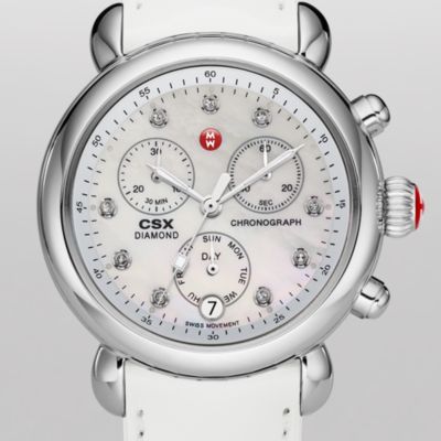Signature CSX-36 Non-Diamond, Diamond Dial White Patent
