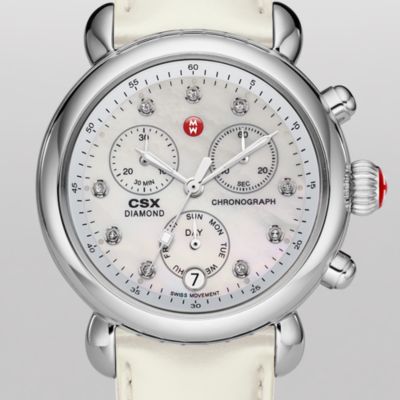 Signature CSX-36 Non-Diamond, Diamond Dial Silver Patent