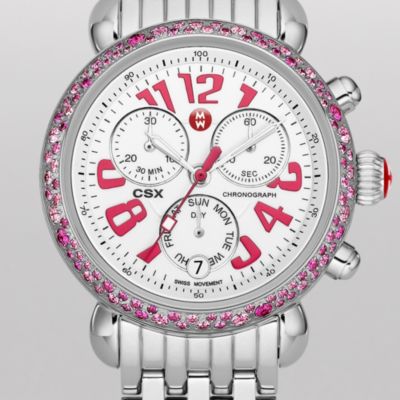 CSX-36 Day Carousel Pink Sapphire on Bracelet
