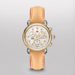CSX-36 Non-Diamond Two-Tone, Diamond Dial Tan Fashion Leather