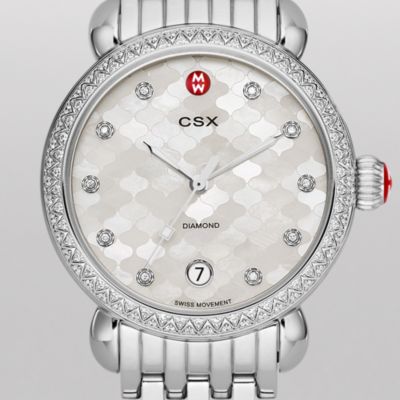 CSX-36 Diamond, Mosaic Diamond Dial on Bracelet