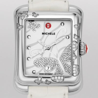 Extreme Butterfly Diamond White Alligator