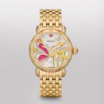 Limited Edition - CSX Garden Party Diamond Gold Butterfly
