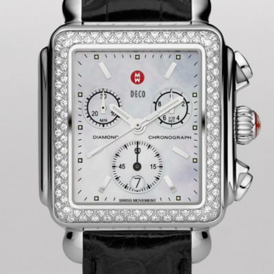 Deco Diamond Black Alligator