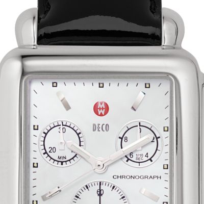 Deco Black Patent Leather