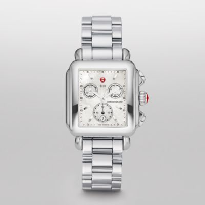 Deco 3-Link Stainless Steel Bracelet