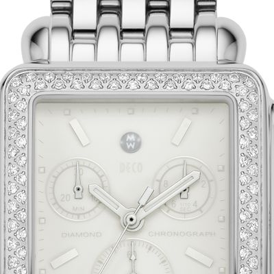 Deco Blanc Diamond Stainless Steel Bracelet