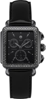Deco Noir Diamond Black Patent