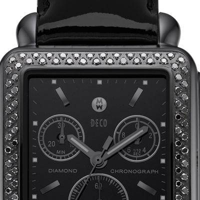 Deco Noir Diamond Black Patent