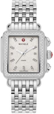 Deco Diamond Stamped Rose Bracelet
