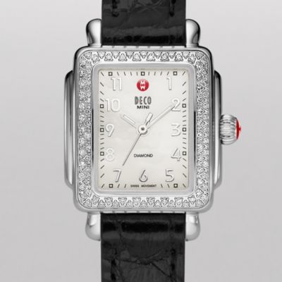Deco Mini Diamond Black Alligator