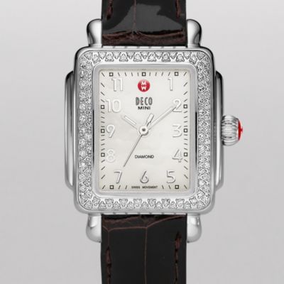 Deco Mini Diamond Espresso Alligator