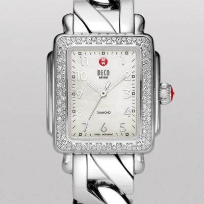 Deco Mini Diamond Stainless Steel ID Bracelet