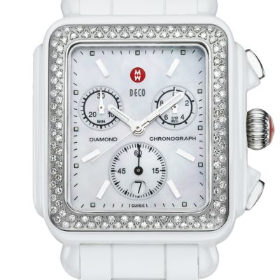 Deco White Ceramic Diamond