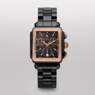 Deco Ceramic Black Diamond Rose Gold