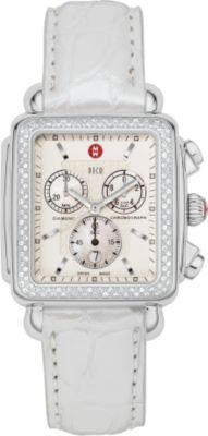 Deco XL Diamond Silver Alligator