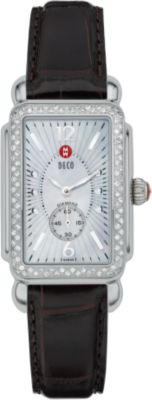 Deco Park Diamond Espresso Alligator