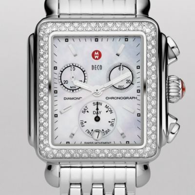 Deco Day Diamond Stainless Steel Bracelet