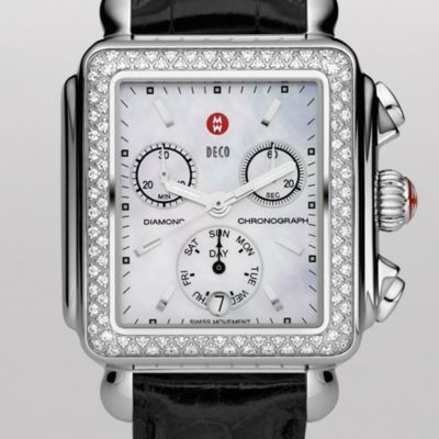 Deco Day Diamond Black Alligator