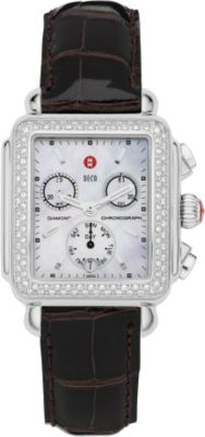 Deco Day Diamond Espresso Alligator