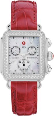 Deco Day Diamond Garnet Alligator