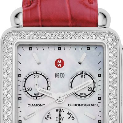 Deco Day Diamond Garnet Alligator