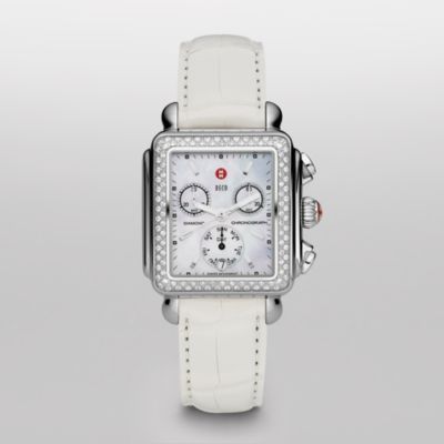 Deco Day Diamond White Alligator