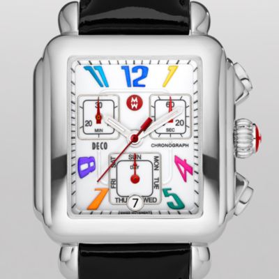 Signature Deco Carousel Black Patent Leather