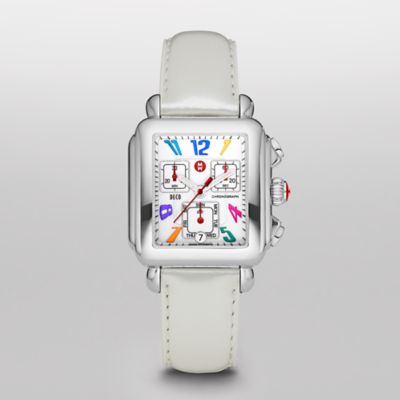 Deco Day Carousel Silver Patent Leather