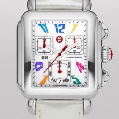 Deco Day Carousel Silver Patent Leather