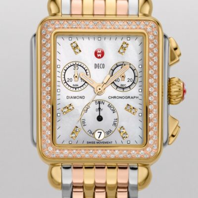 Signature Deco Diamond Tri-Tone, Diamond Dial