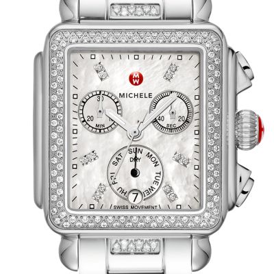 Signature Deco Diamond, Diamond Dial 3-Link Diamond Bracelet