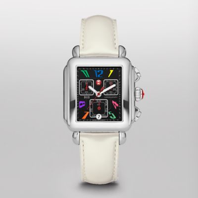 Deco Day Carousel Non-Diamond, Black Dial Silver Patent