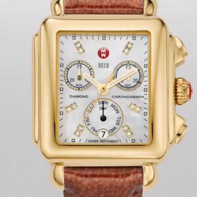 Signature Deco Gold, Diamond Dial Safari Patent