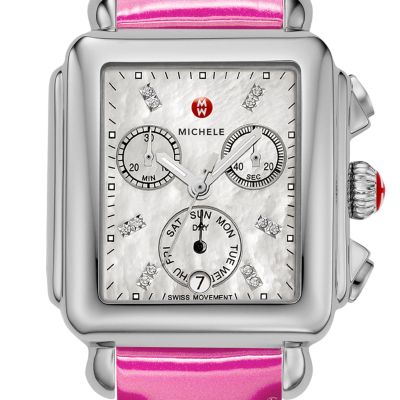 Signature Deco, Diamond Dial Pink Patent
