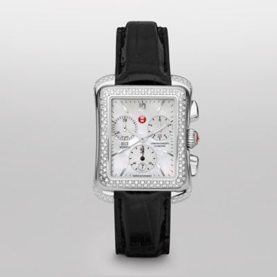 Deco Moderne Black Alligator